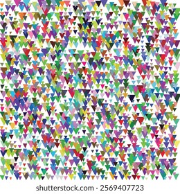 Colorful Triangle Pattern Abstract Background
