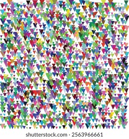 Colorful Triangle Pattern: Abstract Geometric Background