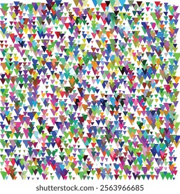 Colorful Triangle Pattern: Abstract Geometric Background