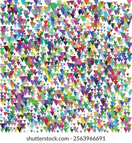 Colorful Triangle Pattern: Abstract Geometric Background