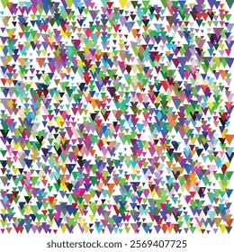 Colorful Triangle Pattern: Abstract Geometric Design