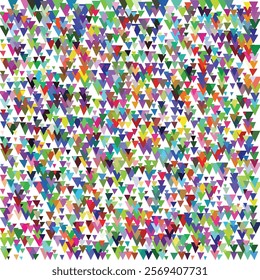 Colorful Triangle Pattern: Abstract Geometric Background