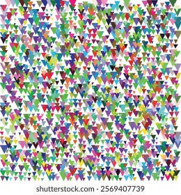 Colorful Triangle Pattern: Abstract Geometric Background