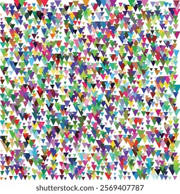Colorful Triangle Pattern: Abstract Geometric Design