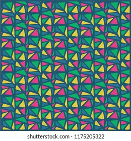 Colorful Triangle Pattern Background Glass-like 