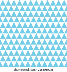 Colorful triangle pattern. Blue triangle pattern on white background. Diagonal shapes. LGBTQ+ colored background.