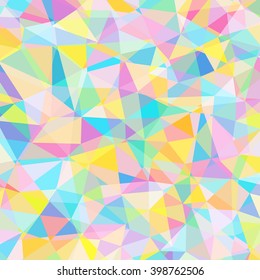 colorful triangle pattern, stained glass texture, mosaic picture, abstract image, vector illustration