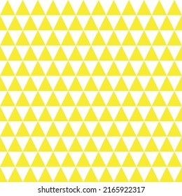 Colorful triangle pattern. Yellow triangle pattern on white background. Diagonal shapes. LGBTQ+ colored background.