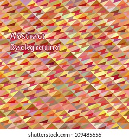 Colorful triangle seamless background. Vector illustration.