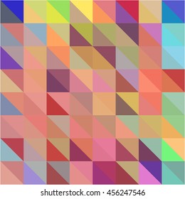 Colorful triangle and square business background
