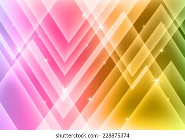 Colorful triangles abstract background