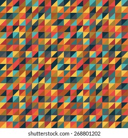 Colorful Triangles Background