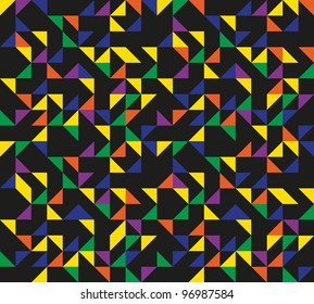 Colorful Triangles Background
