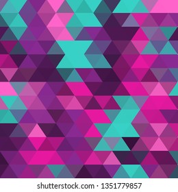 colorful triangles background. polygonal style 