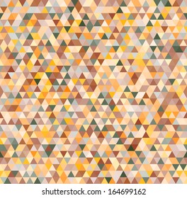 Colorful triangles geometric seamless pattern