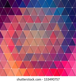 Colorful Triangles Pattern 