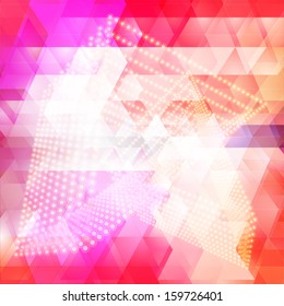 Colorful Triangular Abstract Background