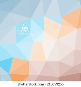 Colorful Triangular Abstract Background Eps10 Vector.