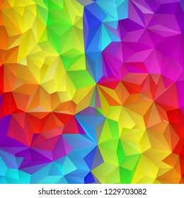 colorful triangular background