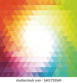 colorful triangular background. polygonal style. mosaic background