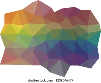 Colorful, Triangular  low poly, mosaic pattern background, Vector polygonal illustration graphic, Origami style with gradient,  racio 1:1,777 Ultra HD, 8K