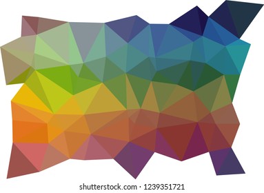Colorful, Triangular  low poly, mosaic pattern background, Vector polygonal illustration graphic, Origami style with gradient,  racio 1:1,777 Ultra HD, 8K