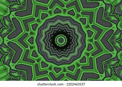 Colorful Tribal Ethnic Festive Abstract Floral Pattern. Geometric Mandala Frame Border
