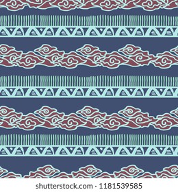 colorful tribal pattern. Vector illustration for women fashion wrapping textile and print.