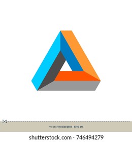 Colorful Trinity Vector Logo Template Illustration Design. Vector EPS 10.