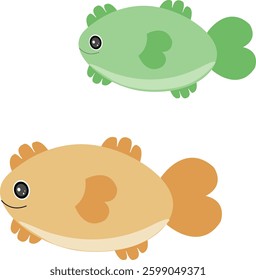 A colorful tropical fish vector illustration