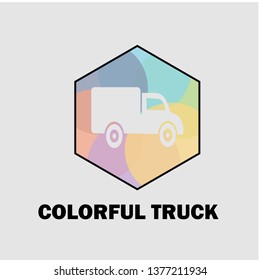 colorful truck lofo