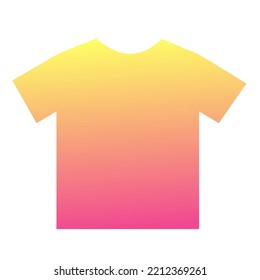 Colorful T-Shirt Gradient Art Vector