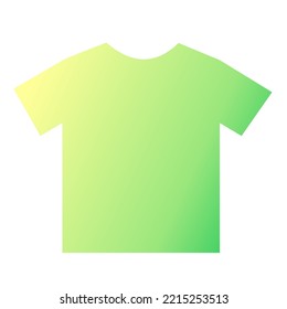 Vector de arte de gradiente de camiseta colorido
