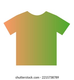 Colorful T-Shirt Gradient Art Vector