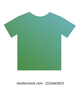 Colorful T-Shirt Gradient Art Vector