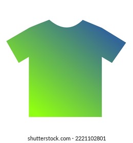 Vector de arte de gradiente de camiseta colorido