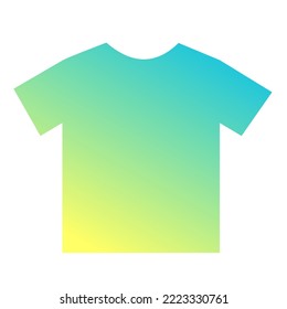 Colorful T-Shirt Gradient Art Vector