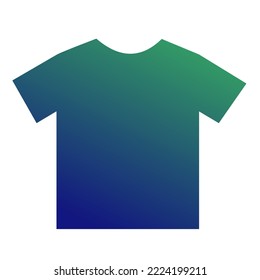 Colorful T-Shirt Gradient Art Vector