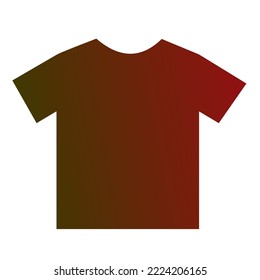Colorful T-Shirt Gradient Art Vector