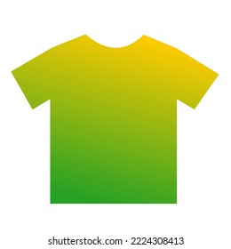 Colorful T-Shirt Gradient Art Vector