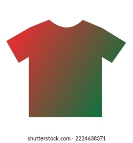 Colorful T-Shirt Gradient Art Vector