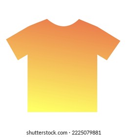 Colorful T-Shirt Gradient Art Vector