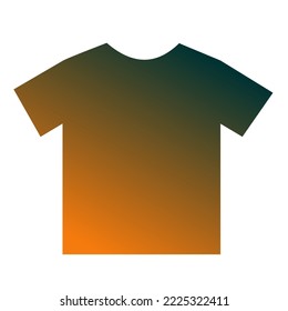 Colorful T-Shirt Gradient Art Vector