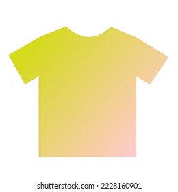 Colorful T-Shirt Gradient Art Vector