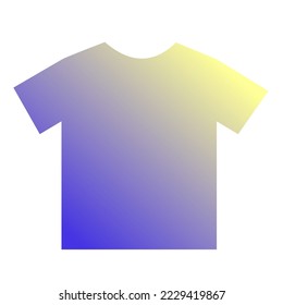 Colorful T-Shirt Gradient Art Vector