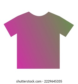 Colorful T-Shirt Gradient Art Vector