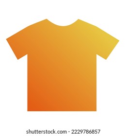Vector de arte de gradiente de camiseta colorido