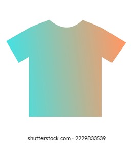 Colorful T-Shirt Gradient Art Vector