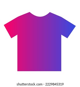 Colorful T-Shirt Gradient Art Vector