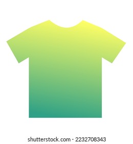 Colorful T-Shirt Gradient Art Vector